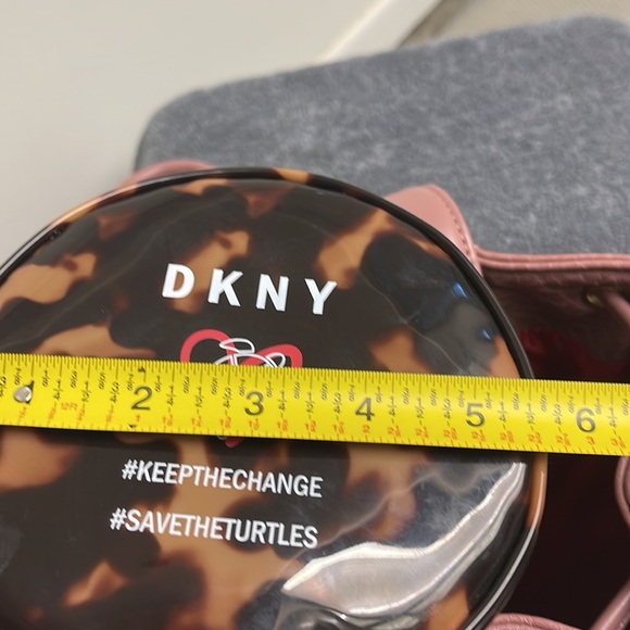 Blush pebble grain leather DKNY backpack limited edition main image 6